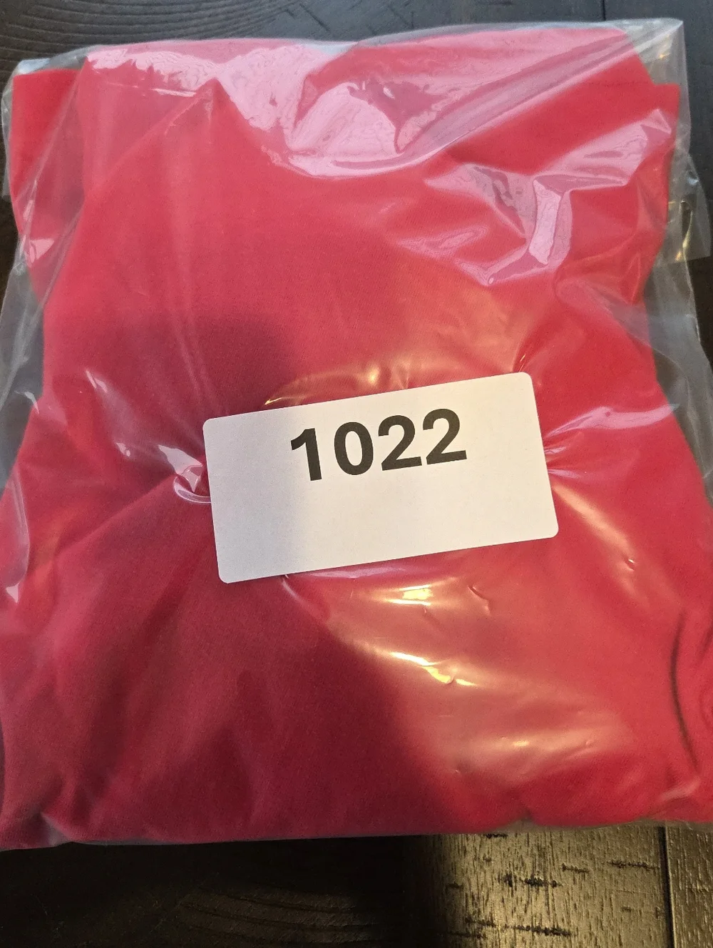 Vintage 90s Interim Red Blank T-Shirt Large Made in Egypt 100% Cotton